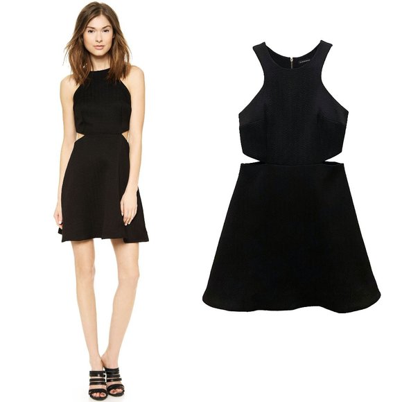 Club Monaco Tika Cut-out Mini Dress - Picture 1 of 4